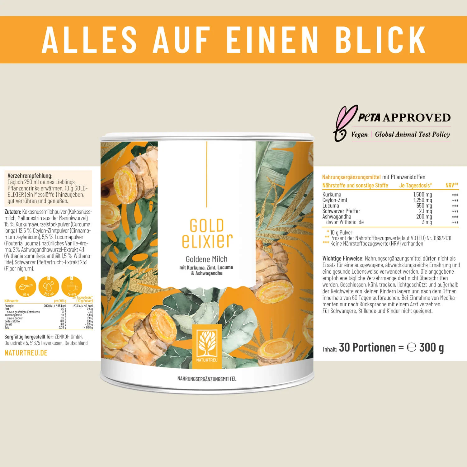 Goldelixier: Goldene Milch mit Kurkuma, Zimt, Lucuma & Ashwagandha - Image 10
